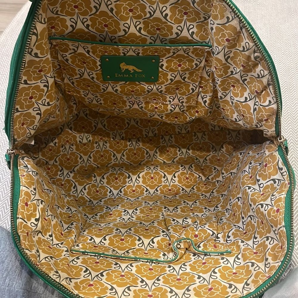 Emma Fox Super Large Leather Tote Shoulder Purse - Picture 12 of 13